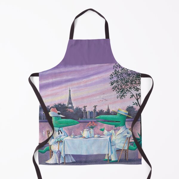Item preview, Eiffel Tea Hour with Maurice Chevalligato designed and sold by Prints by Tracy Sabin.