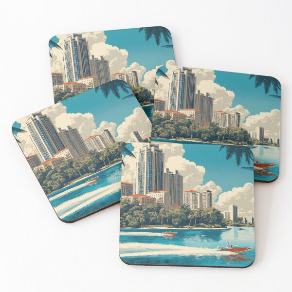 Item preview, Vintage Florida Skyline designed and sold by AquariusCr8iv.