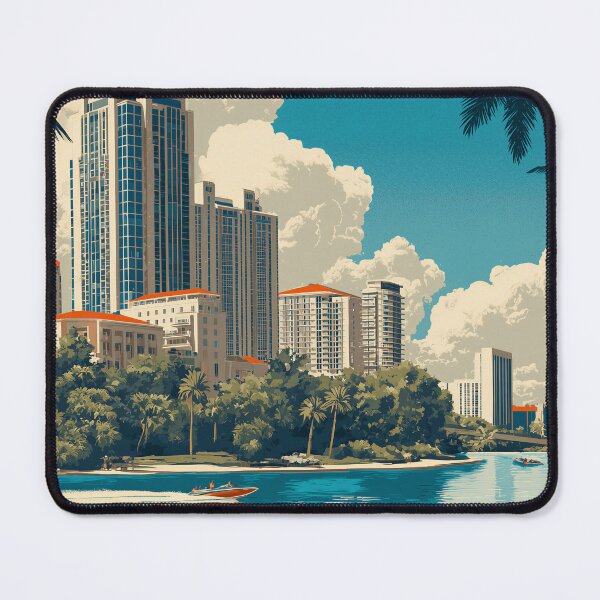 Item preview, Vintage Florida Skyline designed and sold by AquariusCr8iv.