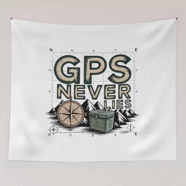 Item preview, GPS Never Lies Geocaching Tier 2 designed and sold by MitikS.