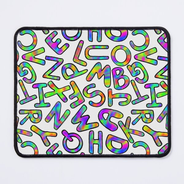 Item preview, Vibrant Rainbow Alphabet Pattern | Colorful Schoolhouse Letters | Hand Drawn ABC Design designed and sold by HaileesHollow.
