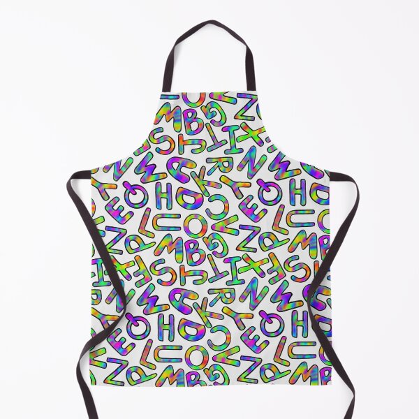 Item preview, Vibrant Rainbow Alphabet Pattern | Colorful Schoolhouse Letters | Hand Drawn ABC Design designed and sold by HaileesHollow.