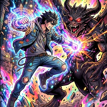 Artwork thumbnail, World-Protecting Magic by PP&RAINBOW SHOP