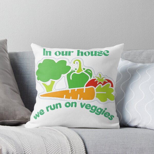 Item preview, In Our House We Run On Veggies Funny Gifts For Vegans designed and sold by mags_tags.