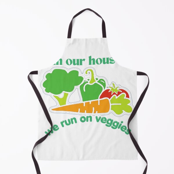 Item preview, In Our House We Run On Veggies Funny Gifts For Vegans designed and sold by mags_tags.