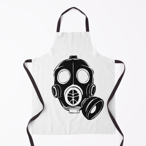 Item preview, Minimalist Gas Mask Silhouette Black and White Cyberpunk Vector Art designed and sold by Greemo03.