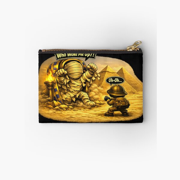 Item preview, Who Woke Me Up — Funny Angry Mummy Explorer Art designed and sold by ArtoryWorks.