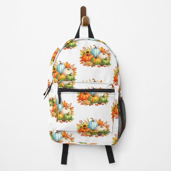 Item preview, Watercolor Autumn Pumpkins and Nature Elements designed and sold by silviaol.