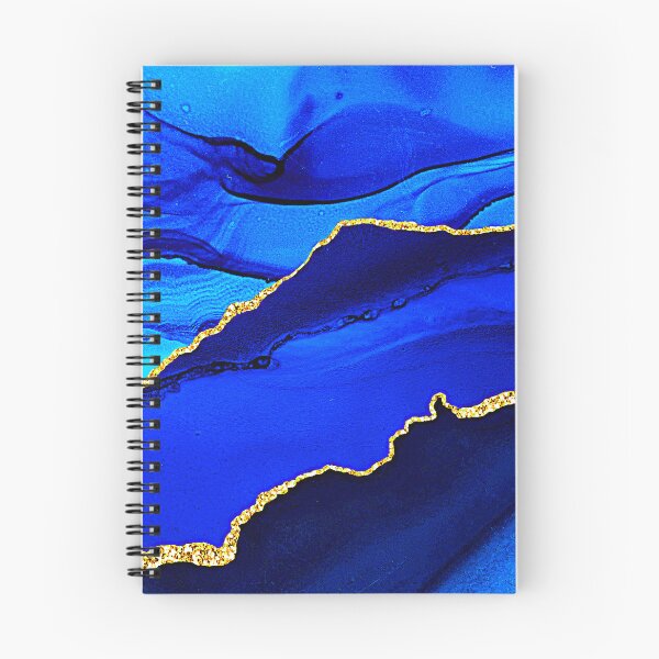 Item preview, Royal Blue, Teal, And Aqua Marbled Art Designs designed and sold by DEC02.