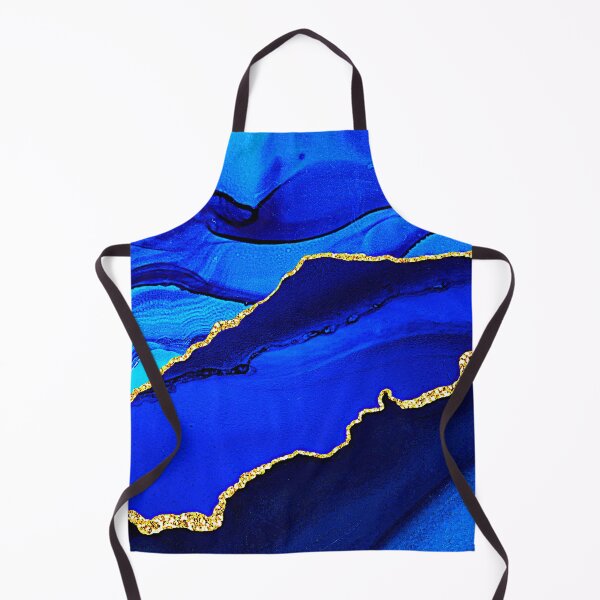 Item preview, Royal Blue, Teal, And Aqua Marbled Art Designs designed and sold by DEC02.