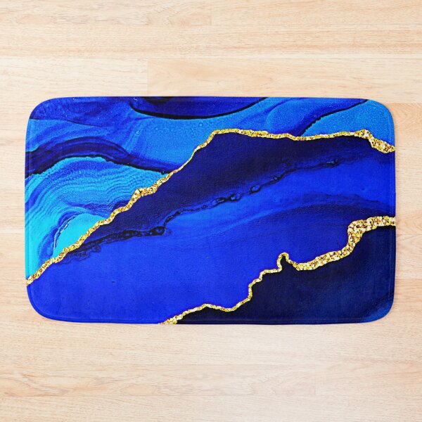 Item preview, Royal Blue, Teal, And Aqua Marbled Art Designs designed and sold by DEC02.