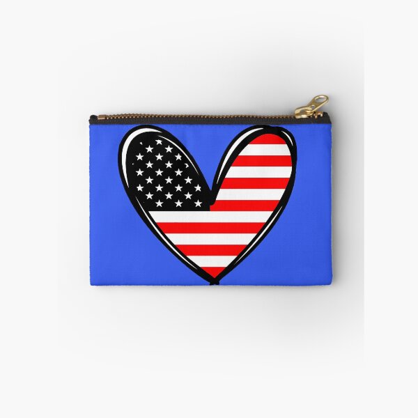 Item preview, USA Flag Heart designed and sold by ViaARTfactory.