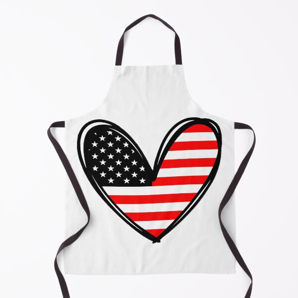 Item preview, USA Flag Heart designed and sold by ViaARTfactory.