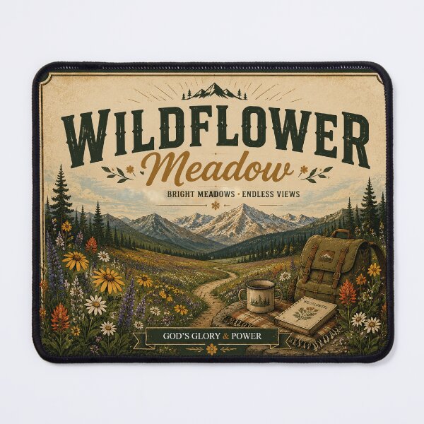 Item preview, Wildflower meadow - God's creation designed and sold by NaphDesigns.