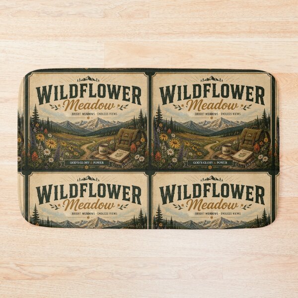 Item preview, Wildflower meadow - God's creation designed and sold by NaphDesigns.