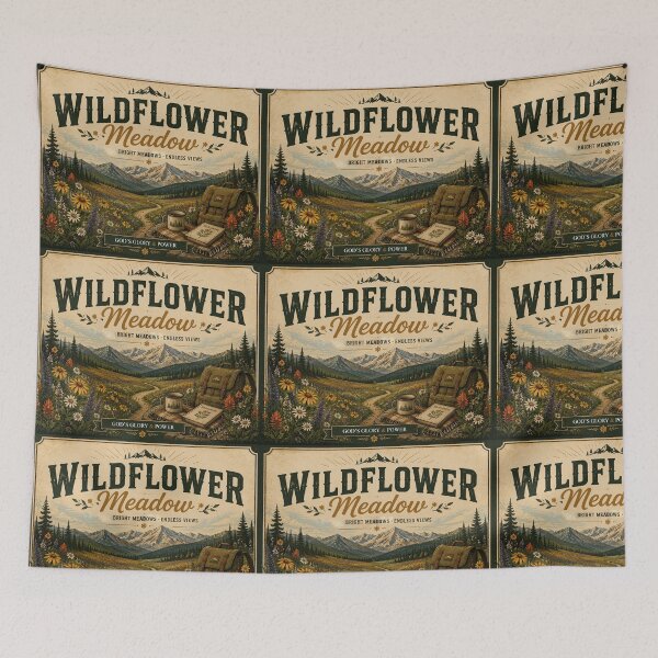 Item preview, Wildflower meadow - God's creation designed and sold by NaphDesigns.