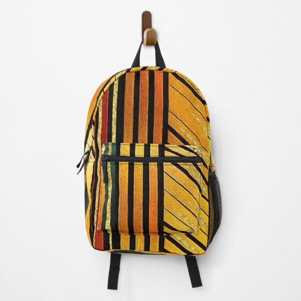 Item preview, Art Deco Yellow, Orange And Red Vibrant Stripes Pattern designed and sold by DEC02.
