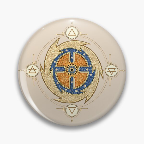 Item preview, Four Elements Moroccan Mandala Sacred Geometry designed and sold by The Abstract Vision.