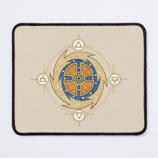Item preview, Four Elements Moroccan Mandala Sacred Geometry designed and sold by The Abstract Vision.