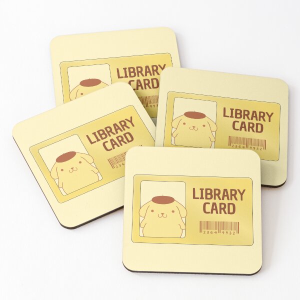 Item preview, pompompurin library card designed and sold by MoTaraDesigns.