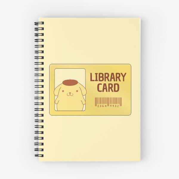 Item preview, pompompurin library card designed and sold by MoTaraDesigns.