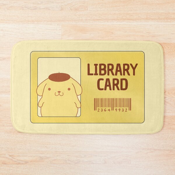 Item preview, pompompurin library card designed and sold by MoTaraDesigns.