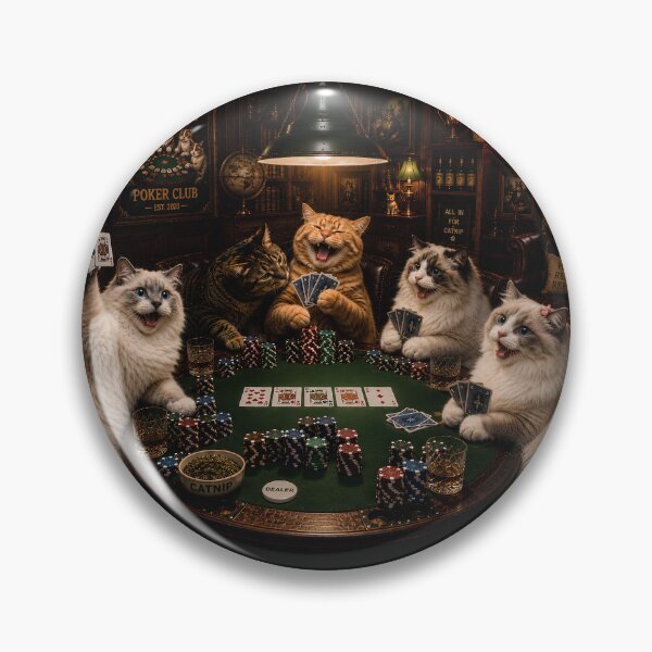 Item preview, Gambling & Poker playing Cats? designed and sold by PurrfectionMeow.