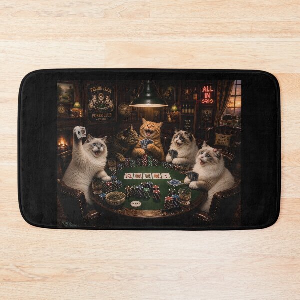 Item preview, Gambling & Poker playing Cats? designed and sold by PurrfectionMeow.