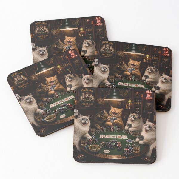 Item preview, Gambling & Poker playing Cats? designed and sold by PurrfectionMeow.
