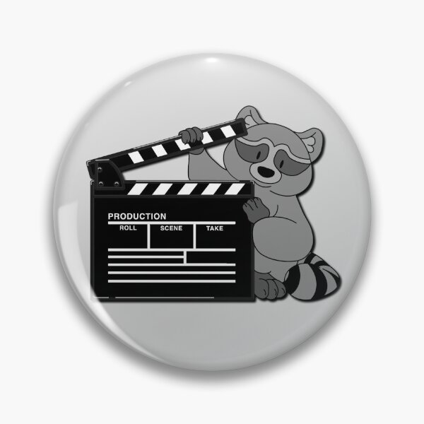 Item preview, Raccoon w/ Film Slate designed and sold by DevinCoonsMerch.