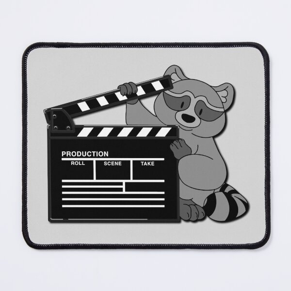 Item preview, Raccoon w/ Film Slate designed and sold by DevinCoonsMerch.