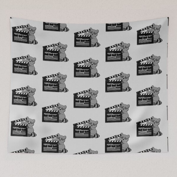 Item preview, Raccoon w/ Film Slate designed and sold by DevinCoonsMerch.