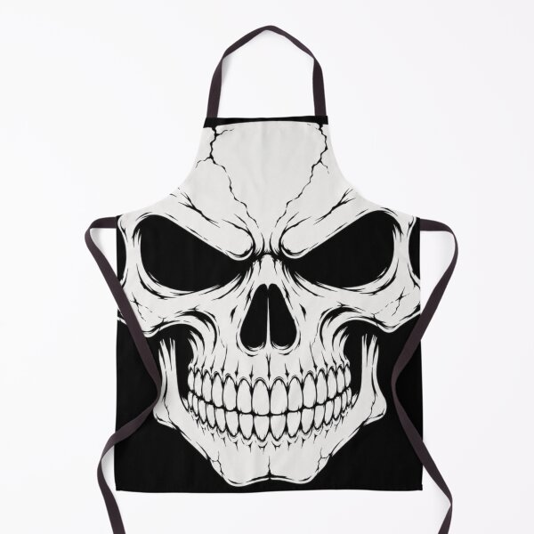 Item preview, Flatline Skull – Bold Gothic Skull Graphic | Dark Tattoo Style T-Shirt Design designed and sold by 18 Life Outlaw.