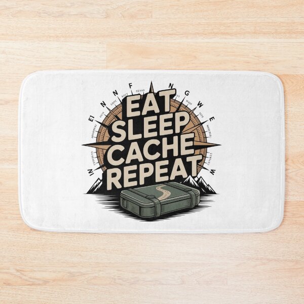 Item preview, Eat Sleep Cache Repeat Geocaching Part 2 designed and sold by MitikS.