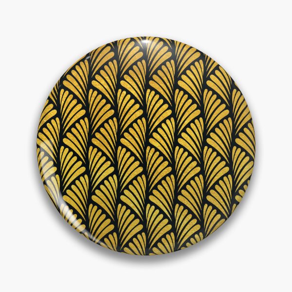 Item preview, Art Deco Golden-Hues And Black Sophisticated Pattern designed and sold by DEC02.