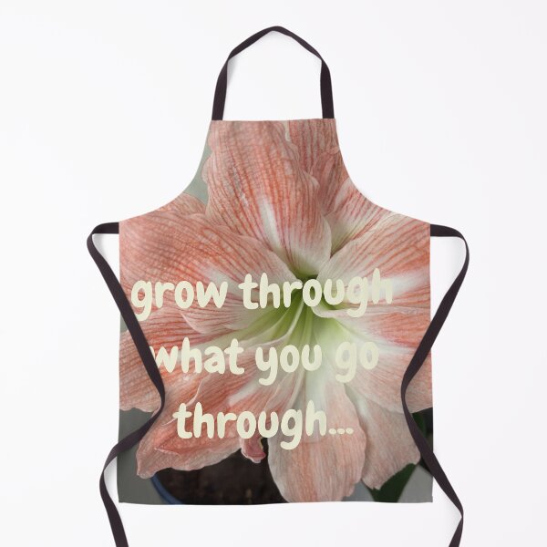 Item preview, Grow Through What You Go Through – Pink Floral Mental Health Quote Aesthetic designed and sold by justsuestudio.