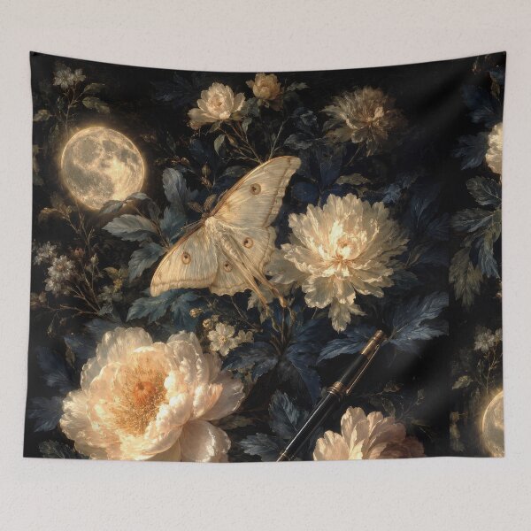 Item preview, Moth Moon Fountain Pen Romantic Night designed and sold by scicilysimonee.