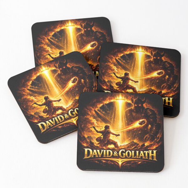 Item preview, David & Goliath – Victory in the Light of God designed and sold by MastersDesignNk.