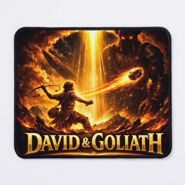 Item preview, David & Goliath – Victory in the Light of God designed and sold by MastersDesignNk.