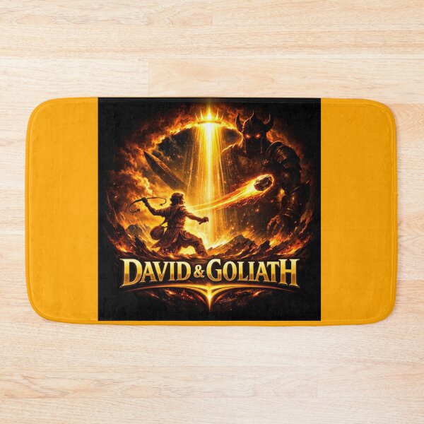 Item preview, David & Goliath – Victory in the Light of God designed and sold by MastersDesignNk.