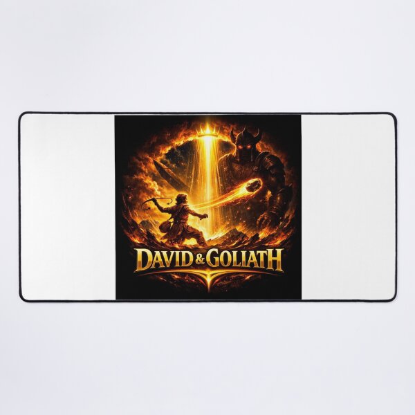 Item preview, David & Goliath – Victory in the Light of God designed and sold by MastersDesignNk.