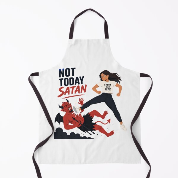 Item preview, Not Today Satan Faith over Fear designed and sold by Liberty To Go.