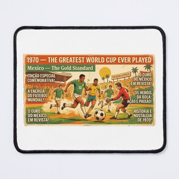 Item preview, 1970 Mexico World Cup Vintage Poster Retro Football Graphic Art designed and sold by Greemo03.