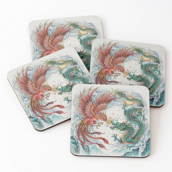 Item preview, Phoenix vs. Dragon Graphic designed and sold by GraphIt Designs.