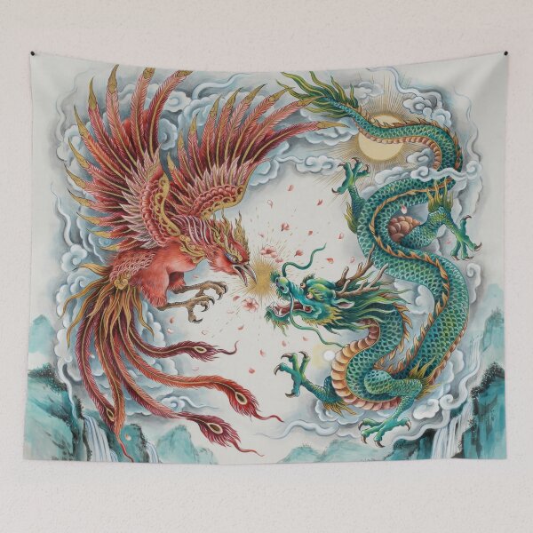 Item preview, Phoenix vs. Dragon Graphic designed and sold by GraphIt Designs.