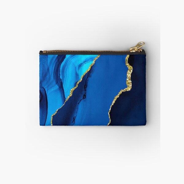 Item preview, Luxurious Teal, Turquoise-Colored And Royal Blue Faux Marble  designed and sold by DEC02.