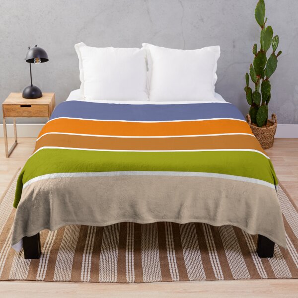 Item preview, Scandinavian 70s Fjord Vintage Retro Stripes designed and sold by Deutschic.