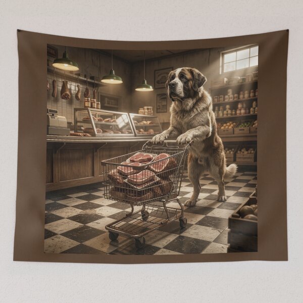 Item preview, Saint Bernard Visits the Butcher designed and sold by Tridentulus.