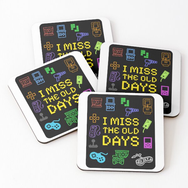 Item preview, I Miss The Old Days Retro Gaming Pixel Art designed and sold by DPL1993.