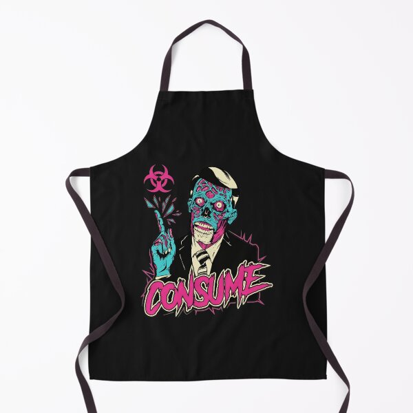 Item preview, Consume Zombie Pointing Retro Horror Graphic designed and sold by DoodleVerseDark.